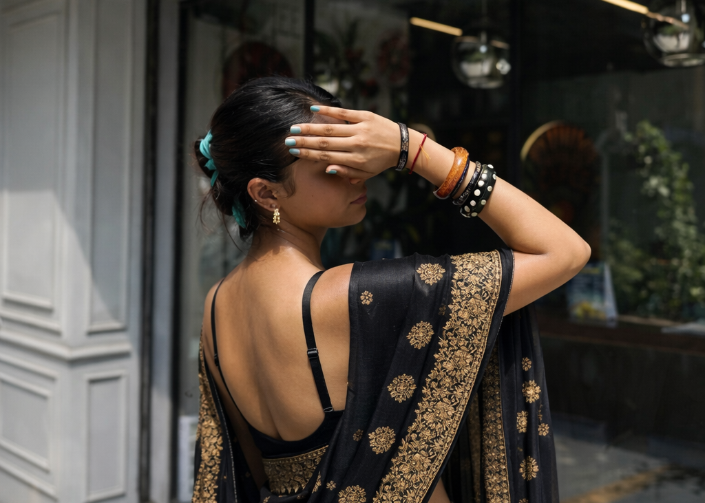 Woman wearing NYRA Bodysuit