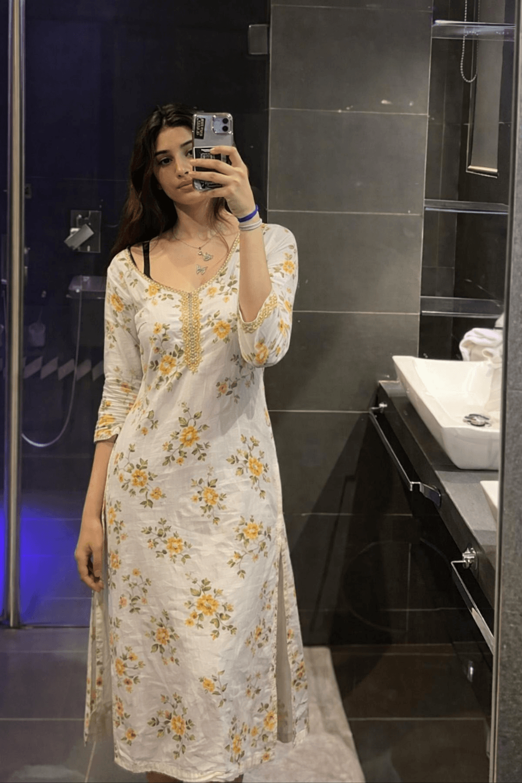 Woman wearing NYRA Bodysuit